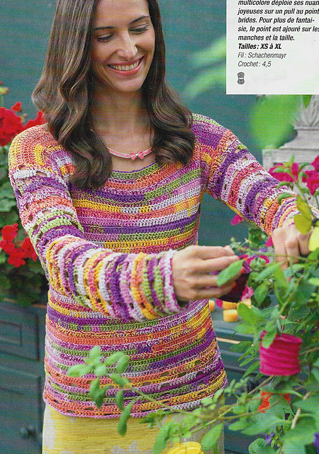 # 32 Pull au point de brides