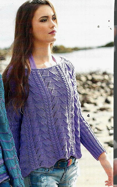 # 04 Pull large en lilas
