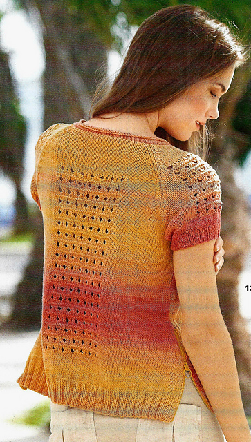 # 13 Pull avec fentes latérales