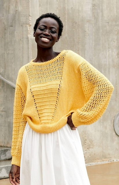 6300-20 Lace Sweater