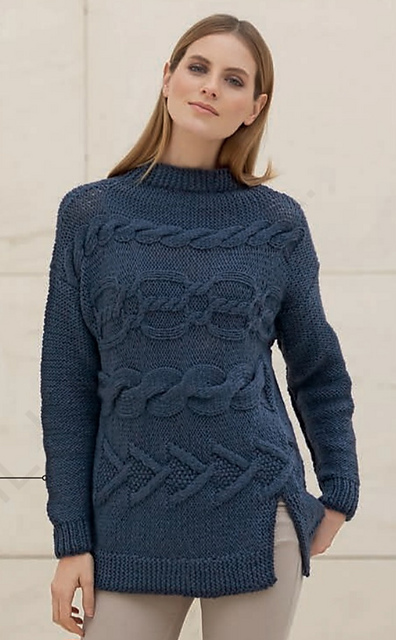 Sweater (Pull bleu)