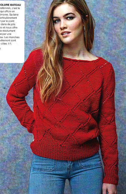 # 40 Pull encolure bateau