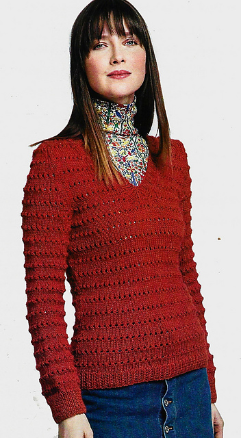 # 41 Pull encolure en V