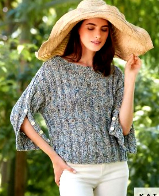 Sweater (Pull manches boutonnées)