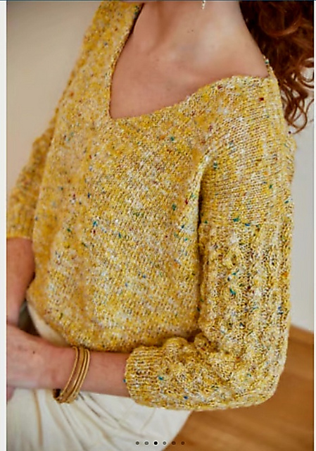 M6415 Pull manches à torsades Louane