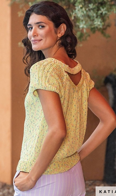Back V-Neck Sweater (Top)