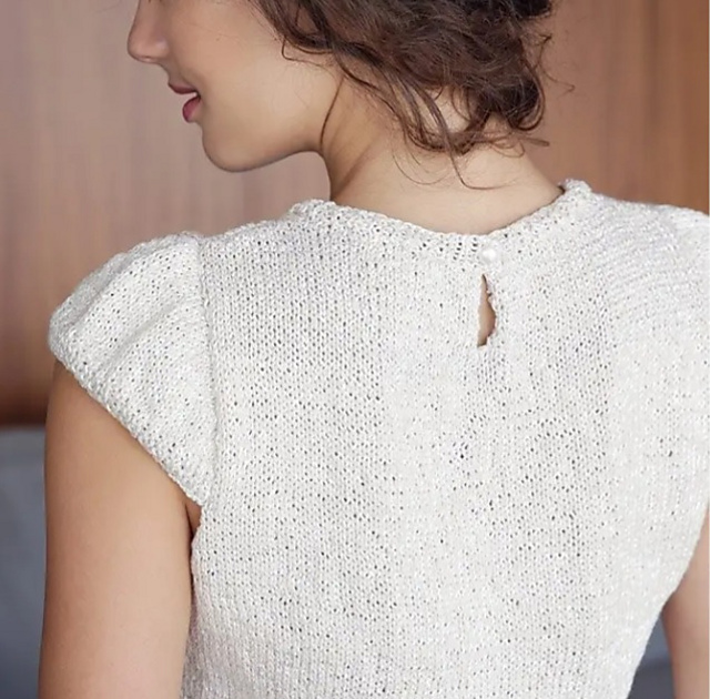 T-shirt à boutonnage dos