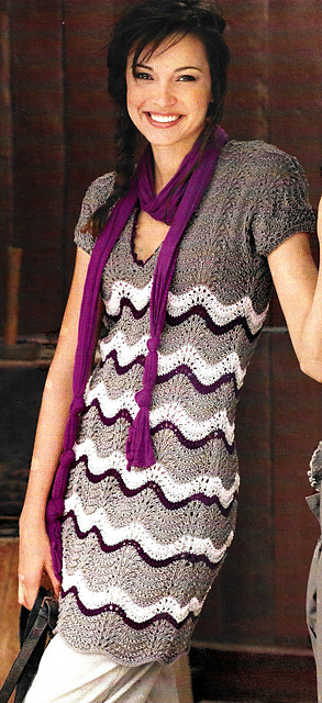 # 14 Wave Patterned Dress
