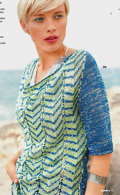 # 30 Silvery Pullover with Cowl Neckline