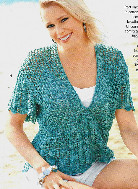 # 01 Sweater with Deep V-neck