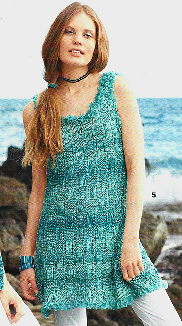 # 05 Dress with Frilled Hem