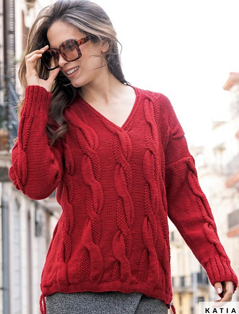 Cabled Sweater
