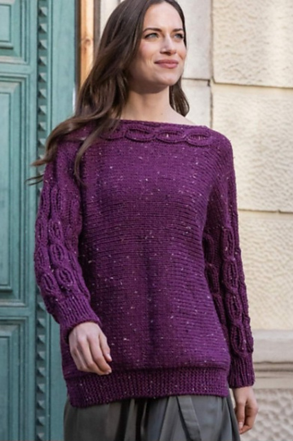 Cabled Sweater