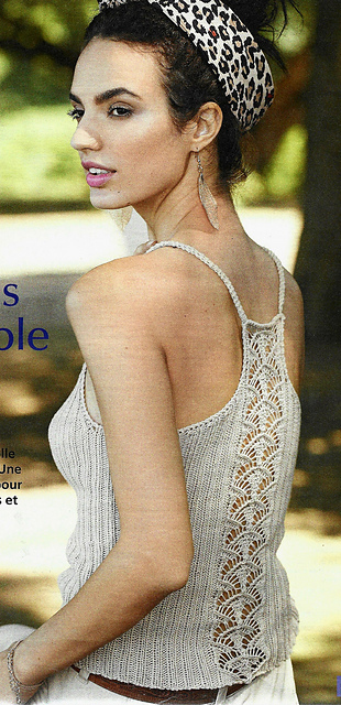 # 07 Top avec dentelle