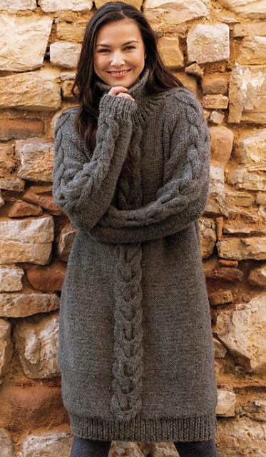 Dress with Big Cables