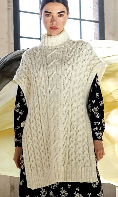 Oversize High-Neck Vest