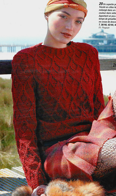 # 20 Pull à côtes fantaisie