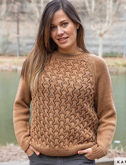 Textured Raglan Sweater