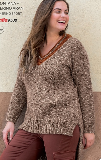 V-Neck Marl Jumper