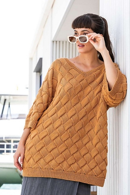 Entrelac Sweater