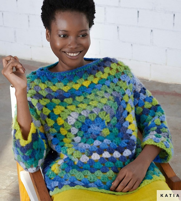 Granny Square Sweater