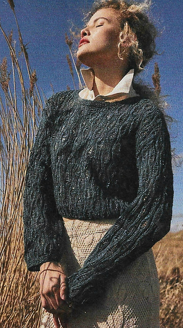 # 32 Pull avec mailles lâchées
