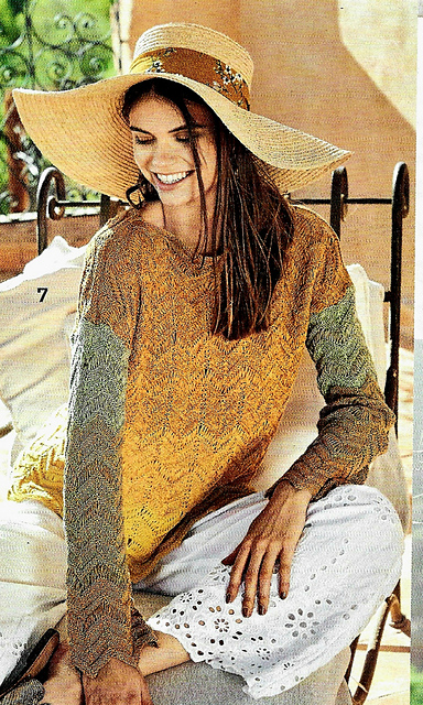 # 07 Pull en dégradé de couleurs