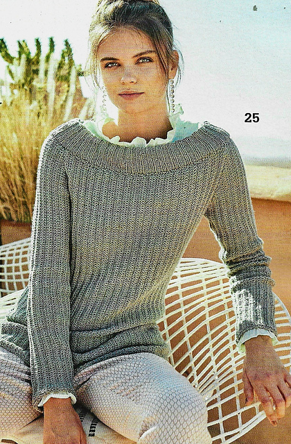 # 25 Pull avec encolure Carmen