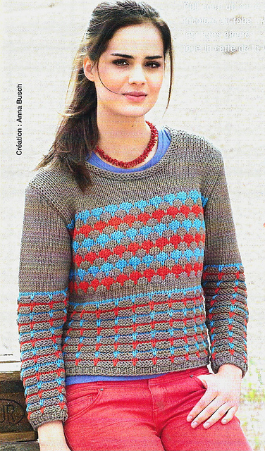 # 11 Pull tricolore