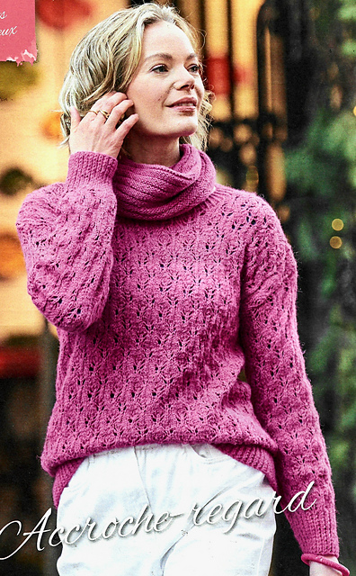 25 Pulli mit Ajoumuster und Loop