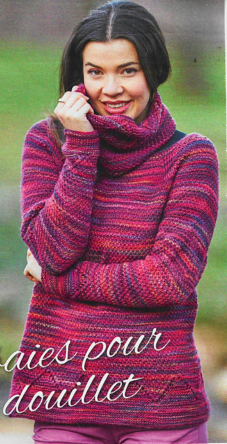 # 20/21  Pull raglan "top-down" et loop