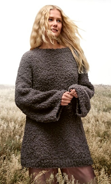 Model 10 - Trumpet Sleeved Sweater