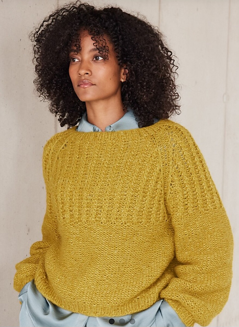 Model 38 - Top-Down Raglan Sweater