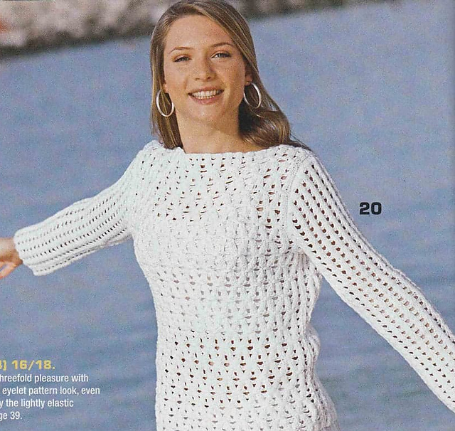 # 20 White sweater