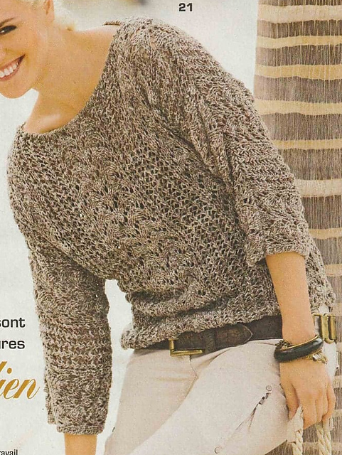 # 21 Pull avec manches intégrées