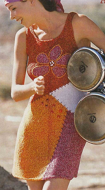 # 29 Robe multicolore