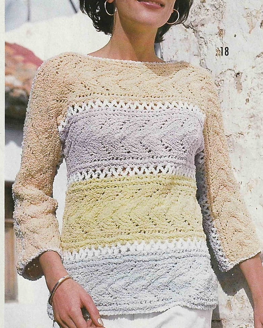# 18 Pull kimono dans tons pastel