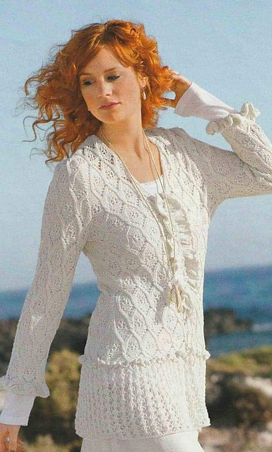 # 18 Off White Pullover with Peplum