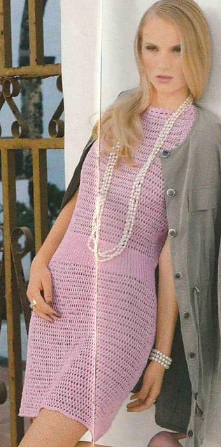 # 41 Dress in Honeycomb Pattern