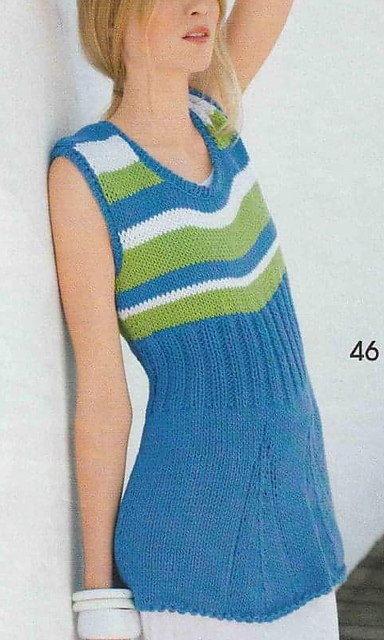# 46 Tunic Top with Pleat Inserts