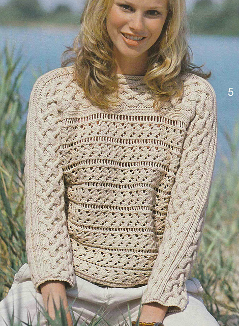 # 05 Side to Side Pullover in Cream