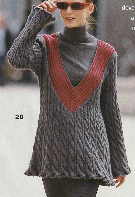 # 20 Grey Sweater in A-line
