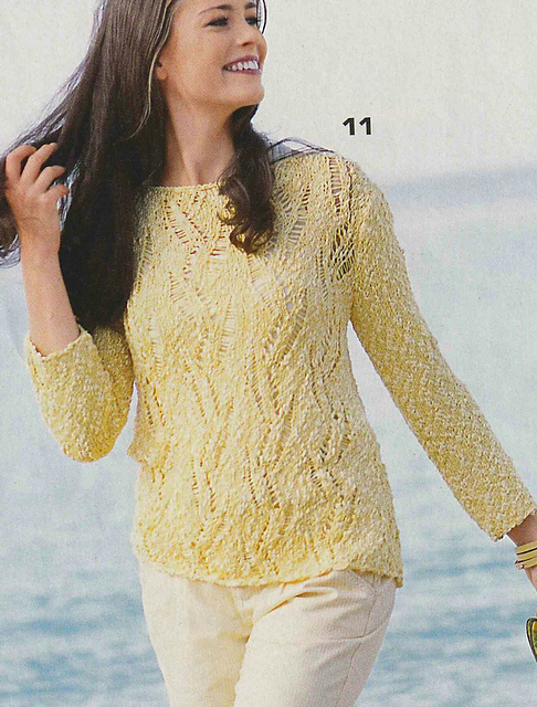 # 11 Sweater with Dropped Stitches