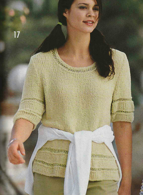 # 17 Pull kiwi à manches courtes