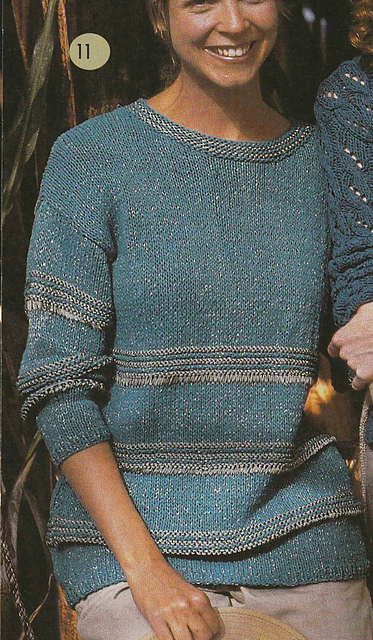 # 11 Sweater with Dropped Stitches