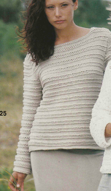 # 25 Pull ajouré beige