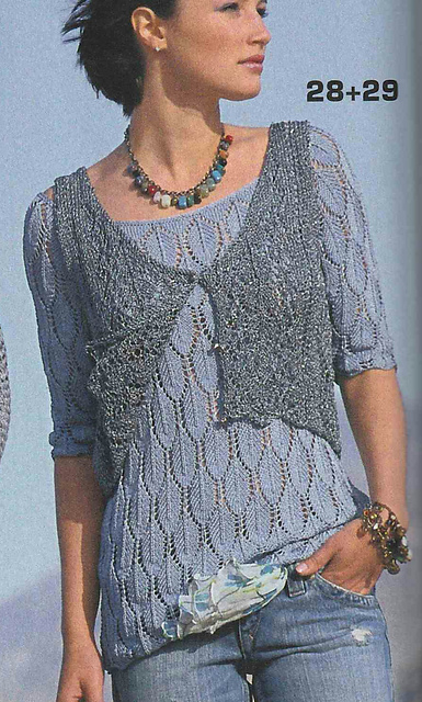 # 28 Blue Sweater and Waistcoat  (Sweater)