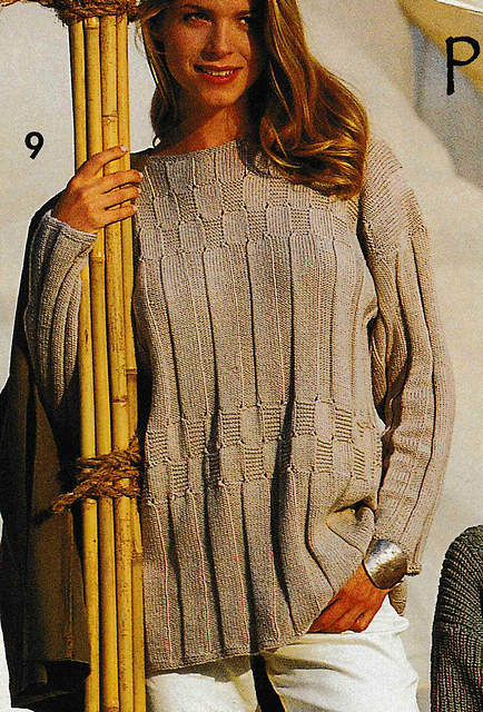 # 09 Pull côtelé couleur sable
