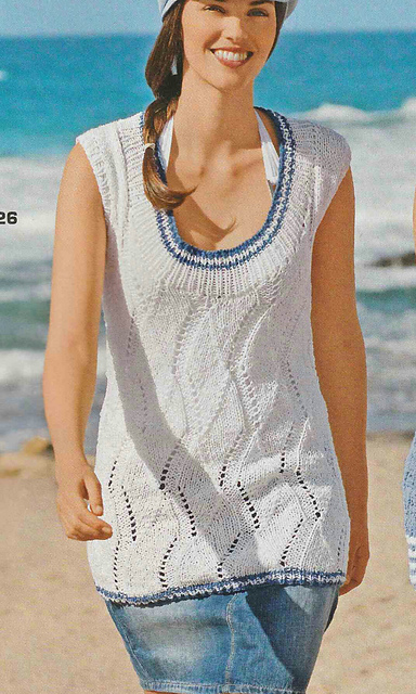 # 26 Openwork Tunic