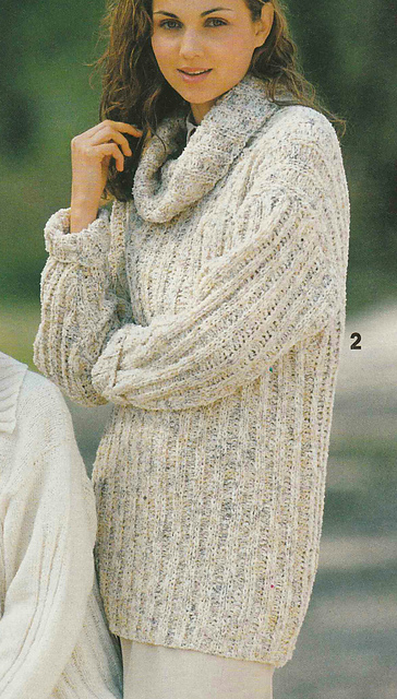 # 02 Pull chiné en côtes